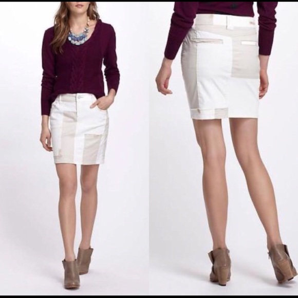 Anthropologie Dresses & Skirts - Anthropologie Pilcro Patchwork Skirt